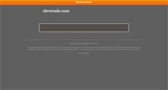 Desktop Screenshot of electrude.com